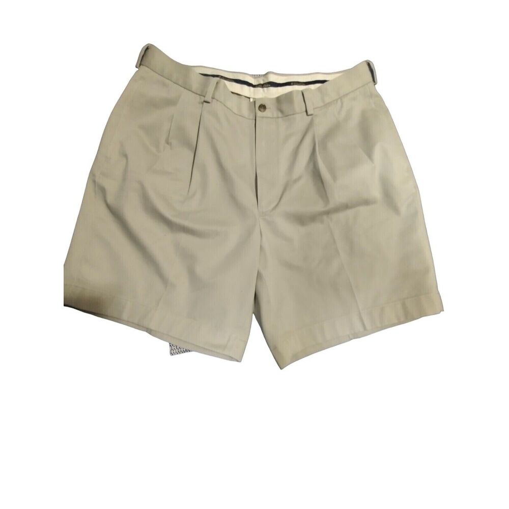 Brooks Brothers Beige Advantage 100% Cotton Chino Shorts Adult Size 38 (046)